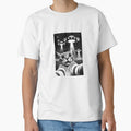 Cat UFO Funny Invasion Meme Retro Alien Cat UFO Selfie by kevincuellar Unisex , , , Long Sleeve Tee
