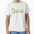 Unfortunately feeling social with symbol by Zitality Unisex , , , Long Sleeve Tee