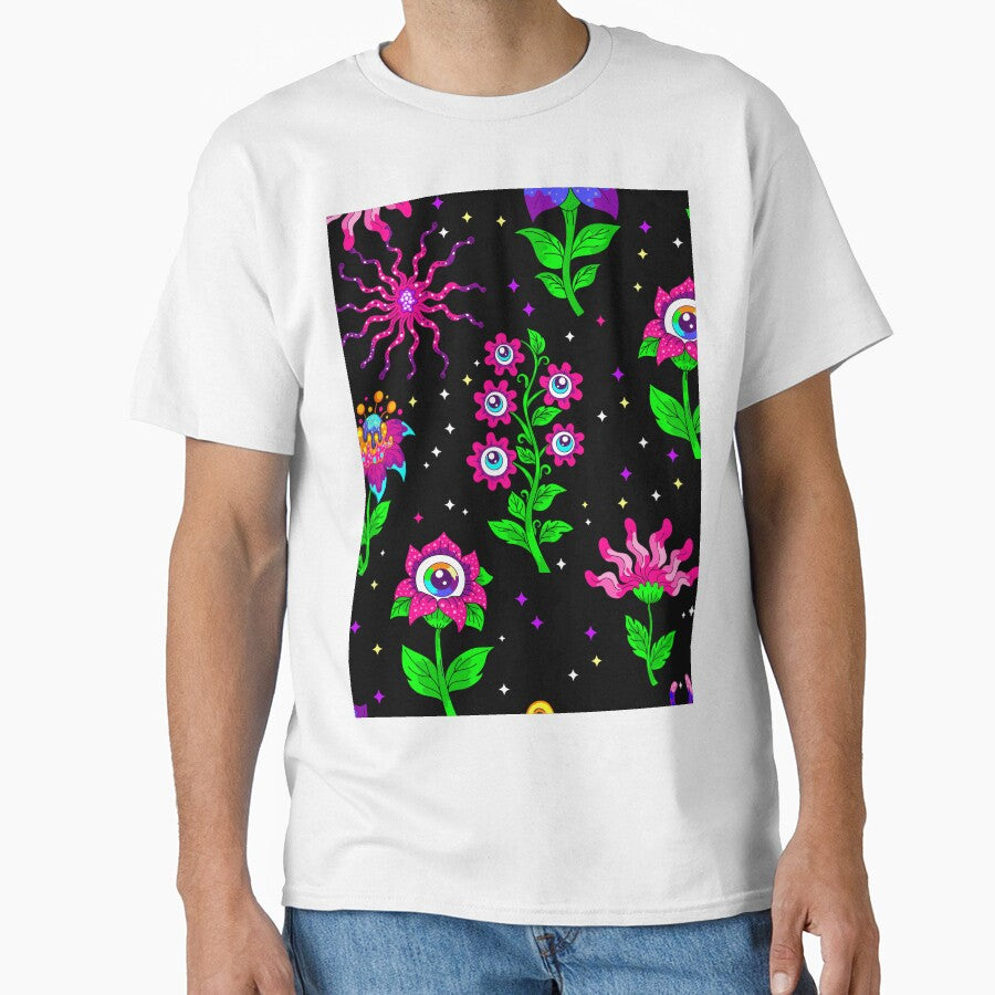 surreal eyes floral fantasy flowers whimsical by Gossip Rag