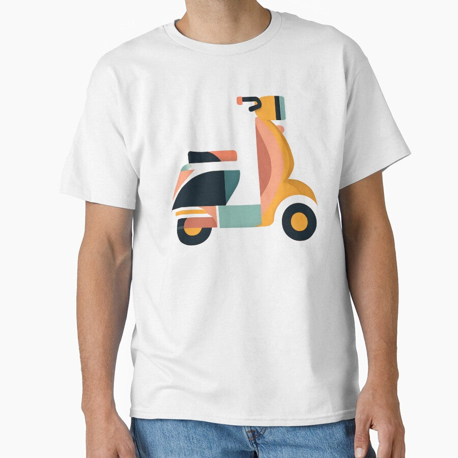 Scooter As Minimal Bauhaus Style Art by OzzFrequency