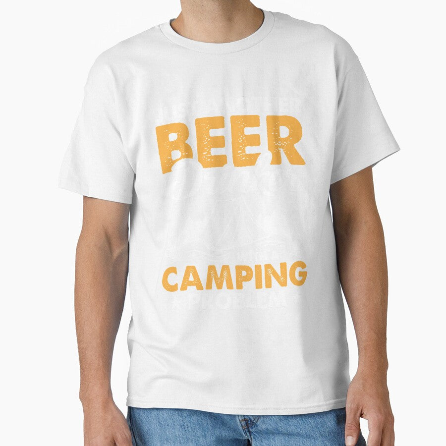 Just Another Beer Drinker With A Camping Problem by mmos Unisex , , , Long Sleeve Tee