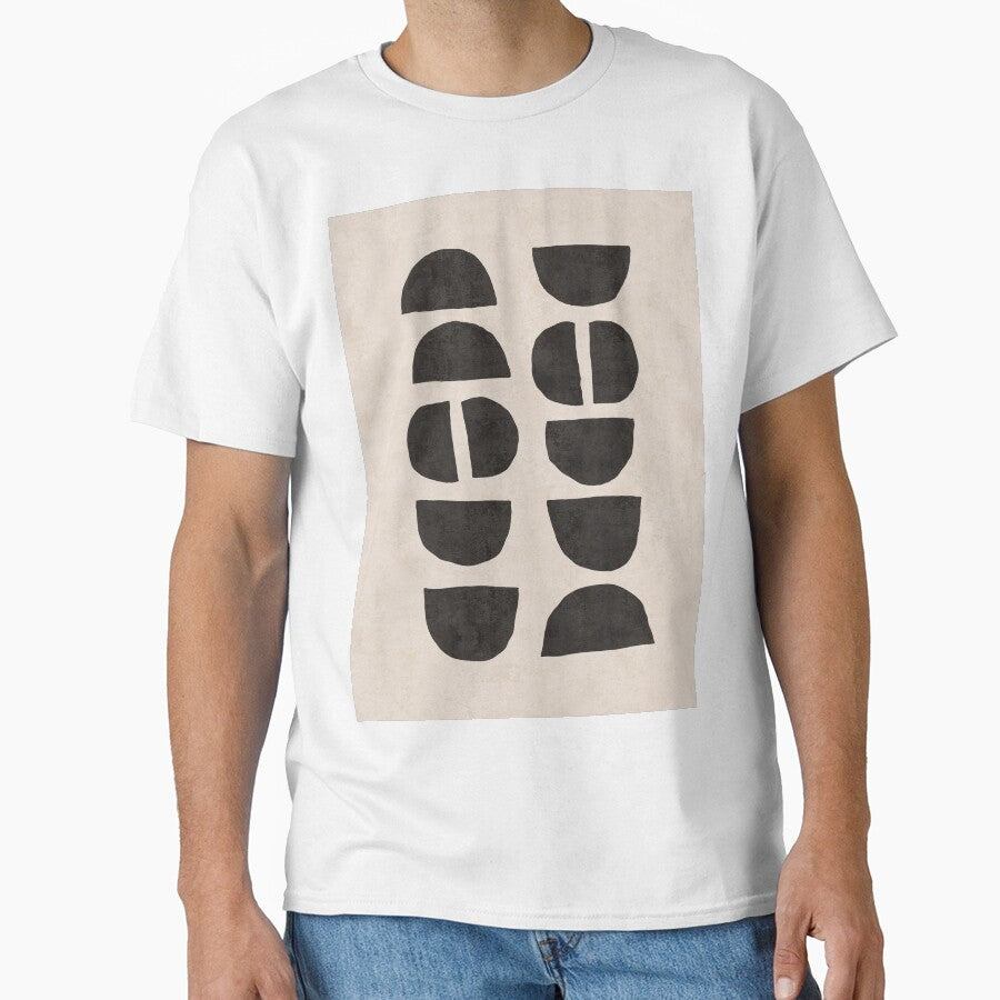Concurrence 03 - Beige - Minimal, Abstract, - Mid Century Modern Art by Studio Grafiikka
