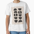 Concurrence 03 - Beige - Minimal, Abstract, - Mid Century Modern Art by Studio Grafiikka