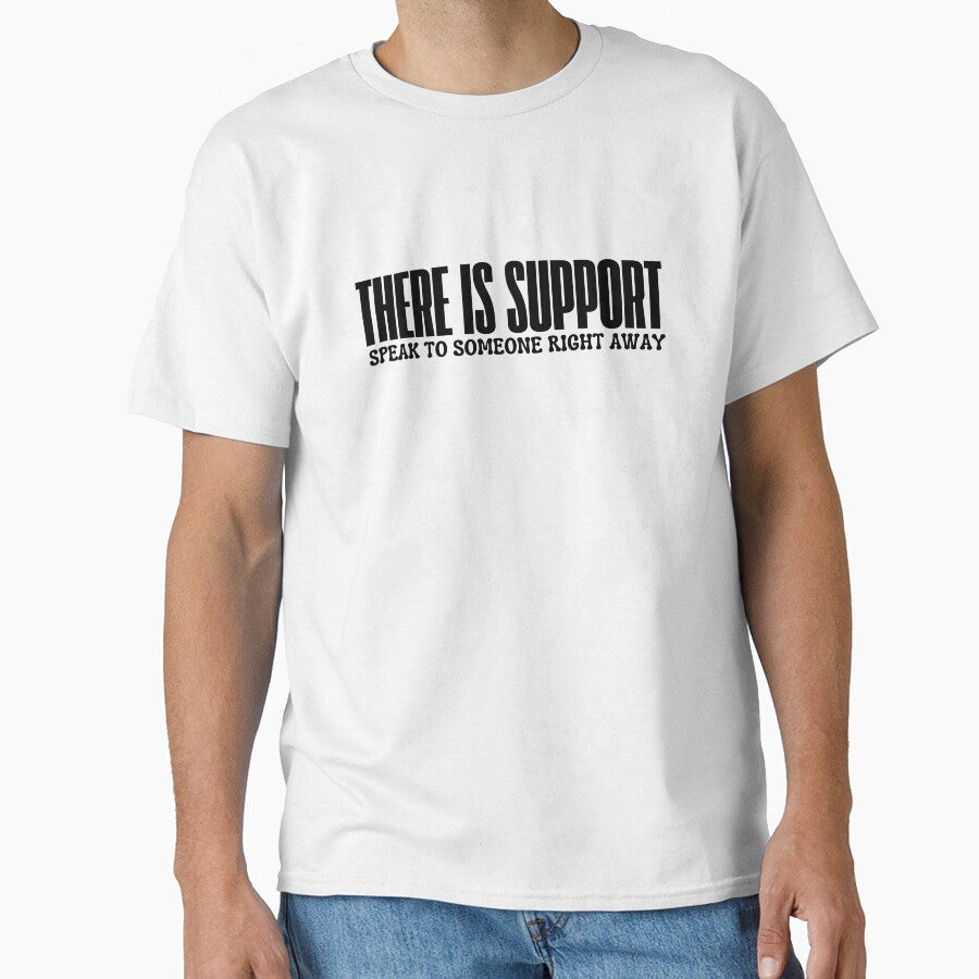 There is support,Speak to someone right away. by AngelArtss Unisex , , , Long Sleeve Tee