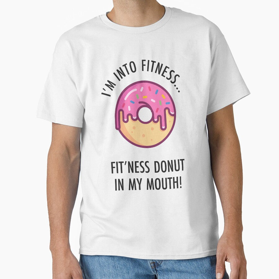 Donut Fitness Funny Gym Humour by TeeMonsters