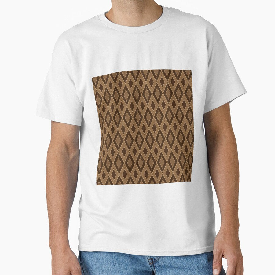 This boho seamless pattern pairs a tribal geometric design with soft earth tones beige by zephstudoartist