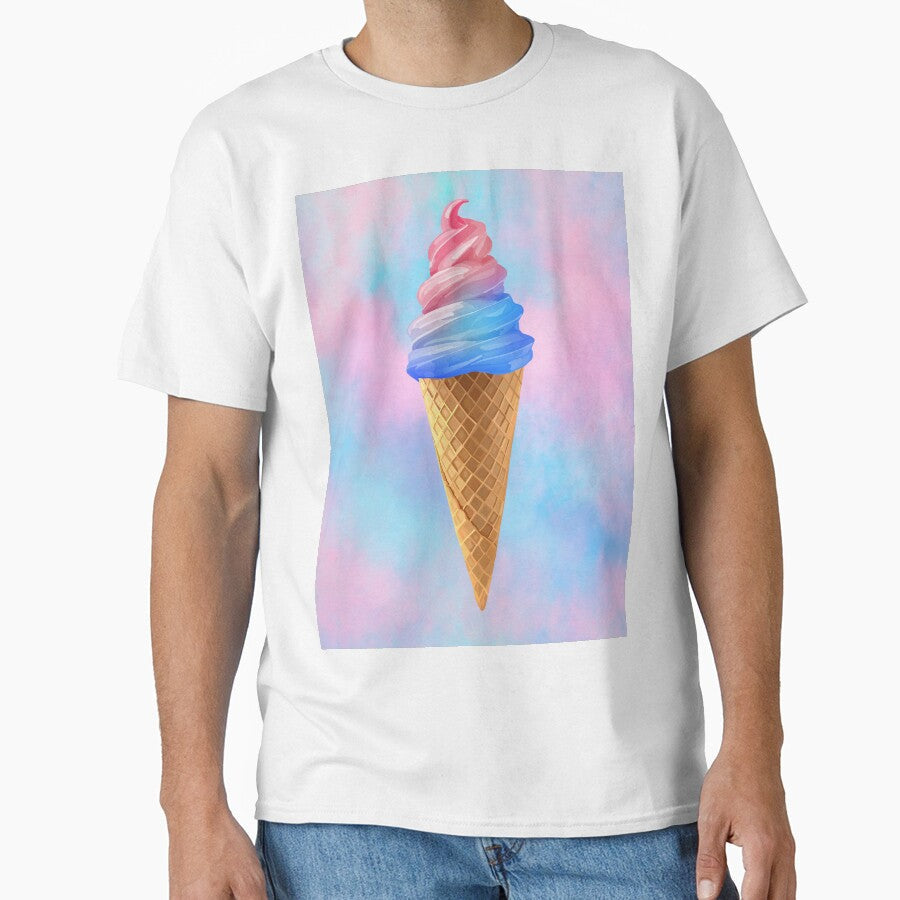 Carnival Cotton Candy Ice Cream Dream by Deborah Camp Unisex , , , Long Sleeve Tee