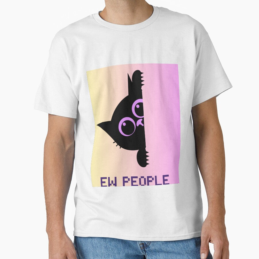 Ew people , Introvert Cat by Raxid2022 Unisex , , , Long Sleeve Tee