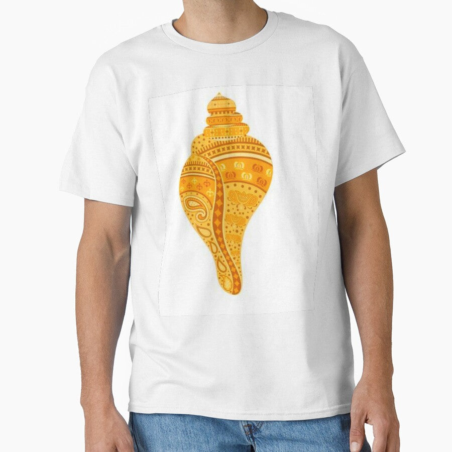 Golden Shankha by anurags Unisex , , , Long Sleeve Tee