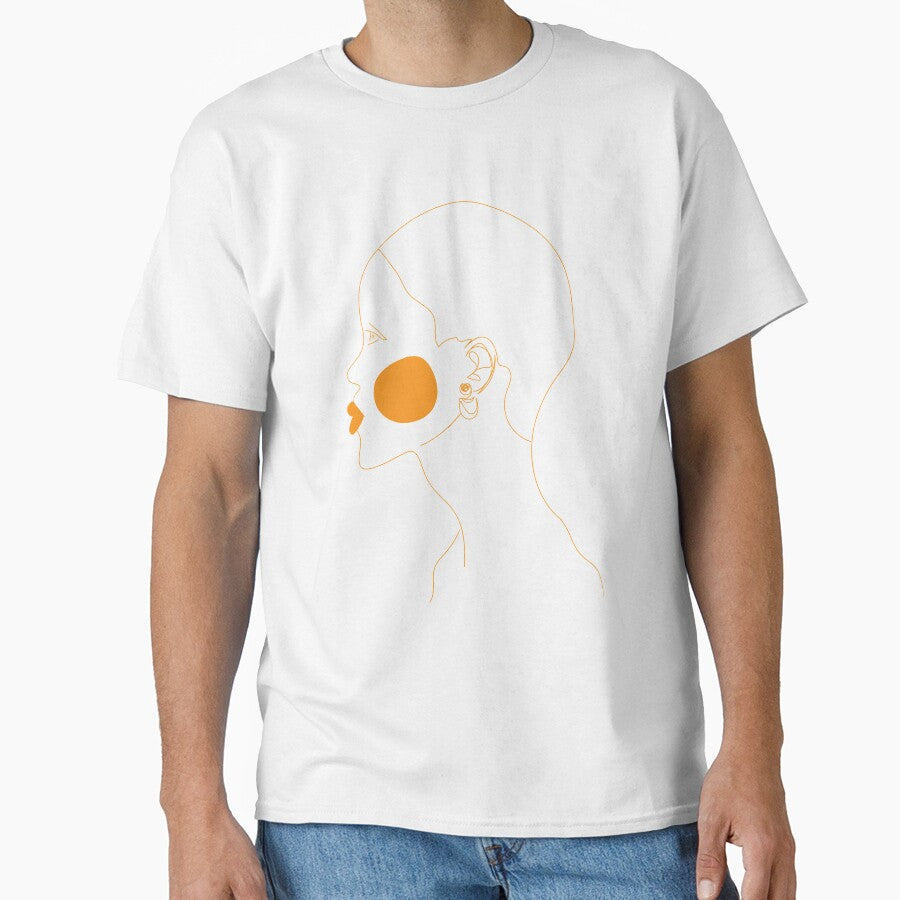 Mustard Line Art Female by StudioMinaar