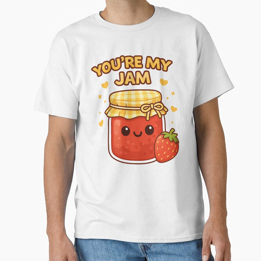You're My Jam Cute Food Pun by Papier Atelier Art Unisex , , , Long Sleeve Tee