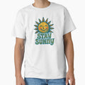 Stay Sunny design with positive vibes and cheerful style by FrictionMaxxing Unisex , , , Long Sleeve Tee