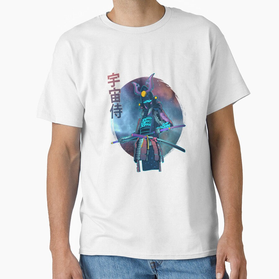 Space Samurai by Astrovada Unisex , , , Long Sleeve Tee
