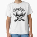 Eat the Rich Skull – Dark Satire Anti Capitalist Illustration by TrashCultSupply