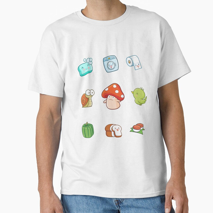 Kawaii mushroom, snail, bird, bread, sushi, watermelon, soap, laundry and toilet paper by MagicStrawberry