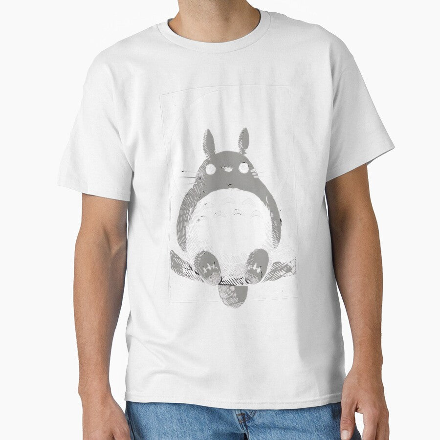 Totoro Moon by designbypresley Unisex , , , Long Sleeve Tee