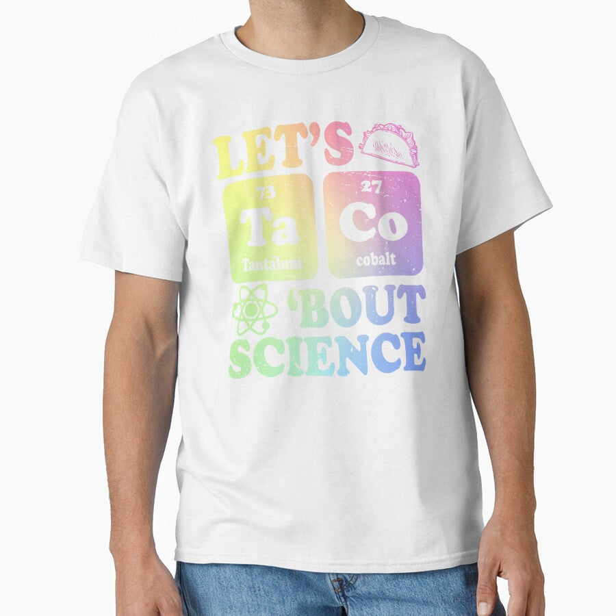 Funny Lets Tacos Bout Science - Scientist Teacher by ScienceCorner Unisex , , , Long Sleeve Tee