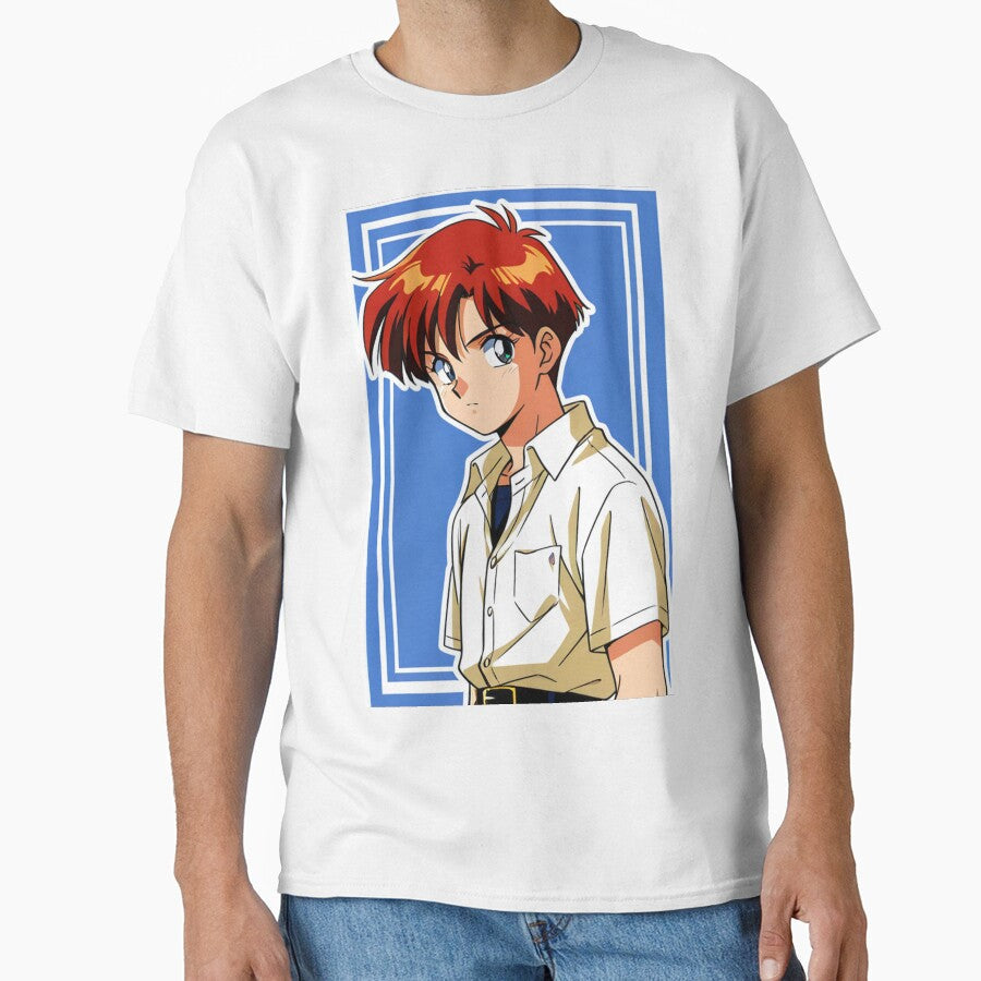 Jeune Personne - Aesthetic Retro Anime Outfit Casual by AnimeShin Unisex , , , Long Sleeve Tee