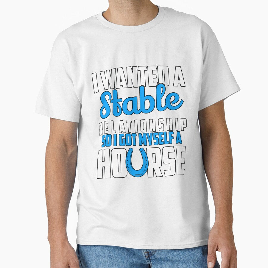 Funny Sarcastic Saying I Wanted A Stable Relationship by fantasticdesign Unisex , , , Long Sleeve Tee
