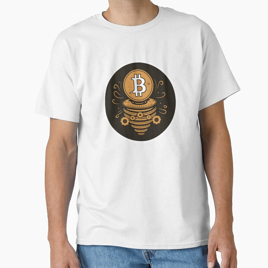 Bitcoin HODL Minimal Tee by RadDeck Unisex , , , Long Sleeve Tee