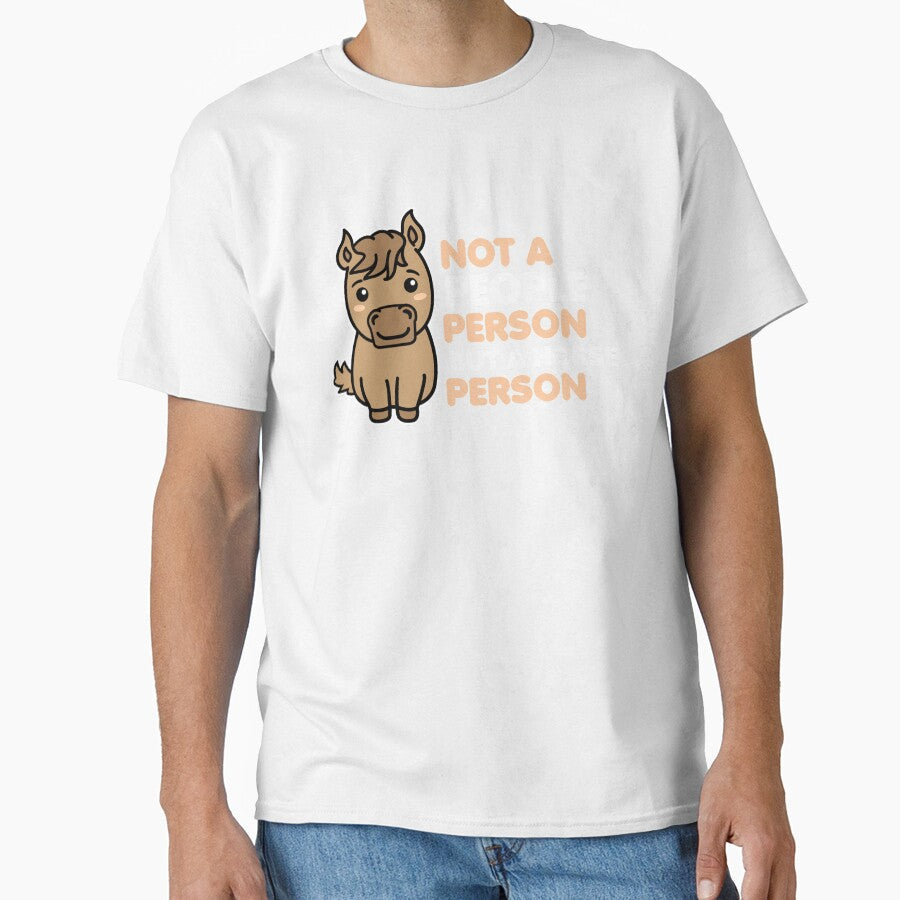 Not a people person but a horse person by 23mangoes Unisex , , , Long Sleeve Tee