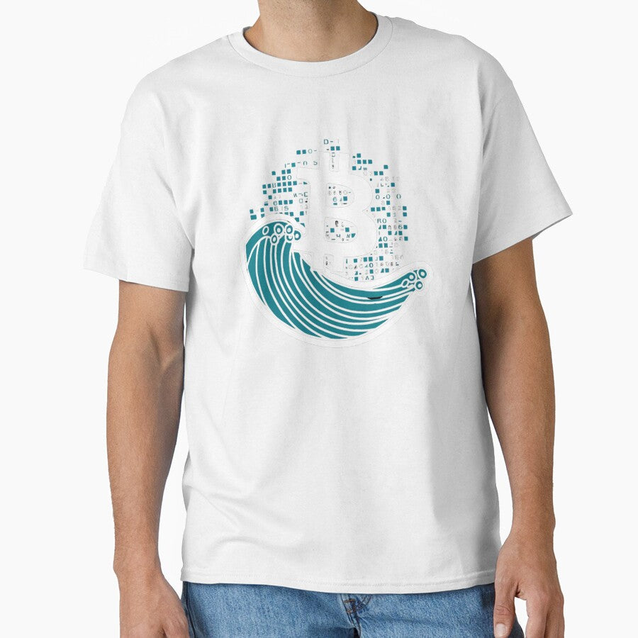 BTC Minimal Edge Shirt by RadDeck Unisex , , , Long Sleeve Tee