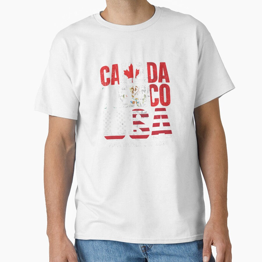 United 2026 World Cup - Canada, Mexico, USA Flags _83138002 by gidget-gadget Unisex , , , Long Sleeve Tee