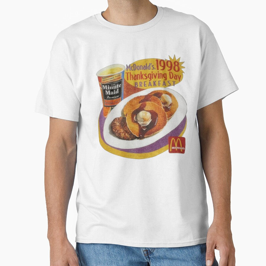 McD's Thanksgiving Breakfast 1998 Vintage Repop by StrangeBootique Unisex , , , Long Sleeve Tee