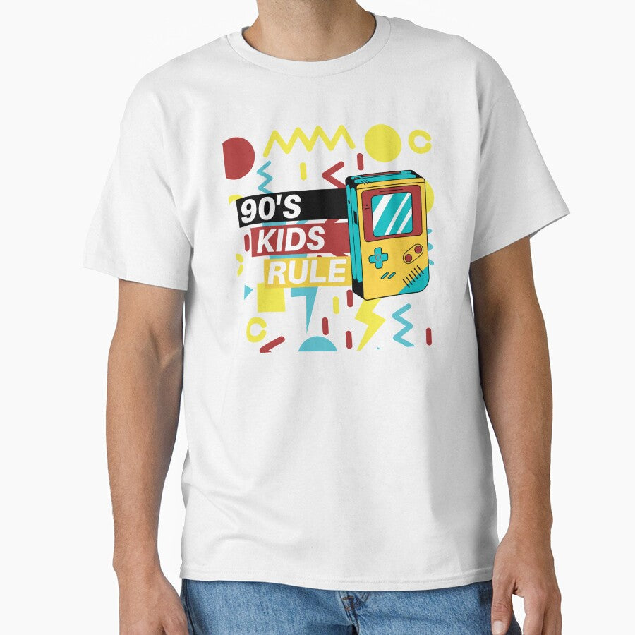 90's kids rule by Bookish Dragon Unisex , , , Long Sleeve Tee