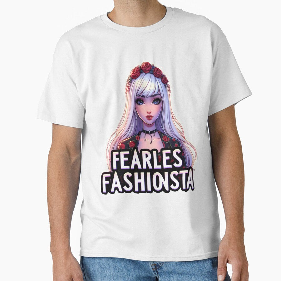 Fearless Fashionista she is Cute angel by adambus Unisex , , , Long Sleeve Tee