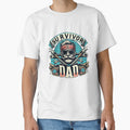 Survivor dad by Coollzone Unisex , , , Long Sleeve Tee