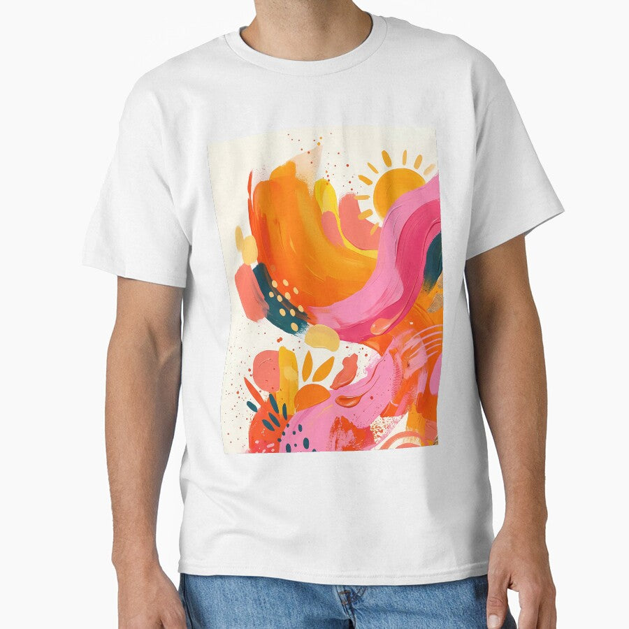 Morning Vibes Abstract Pattern Illustration by The Artfiller