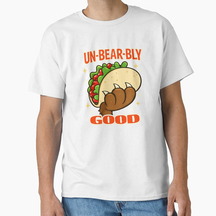 Un-Bear-Bly Good Taco by gahteeriffico Unisex , , , Long Sleeve Tee