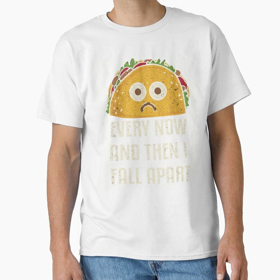Funny Taco Pun Every Now And Then I Fall Apart Vintage Style by haitrieuic96 Unisex , , , Long Sleeve Tee