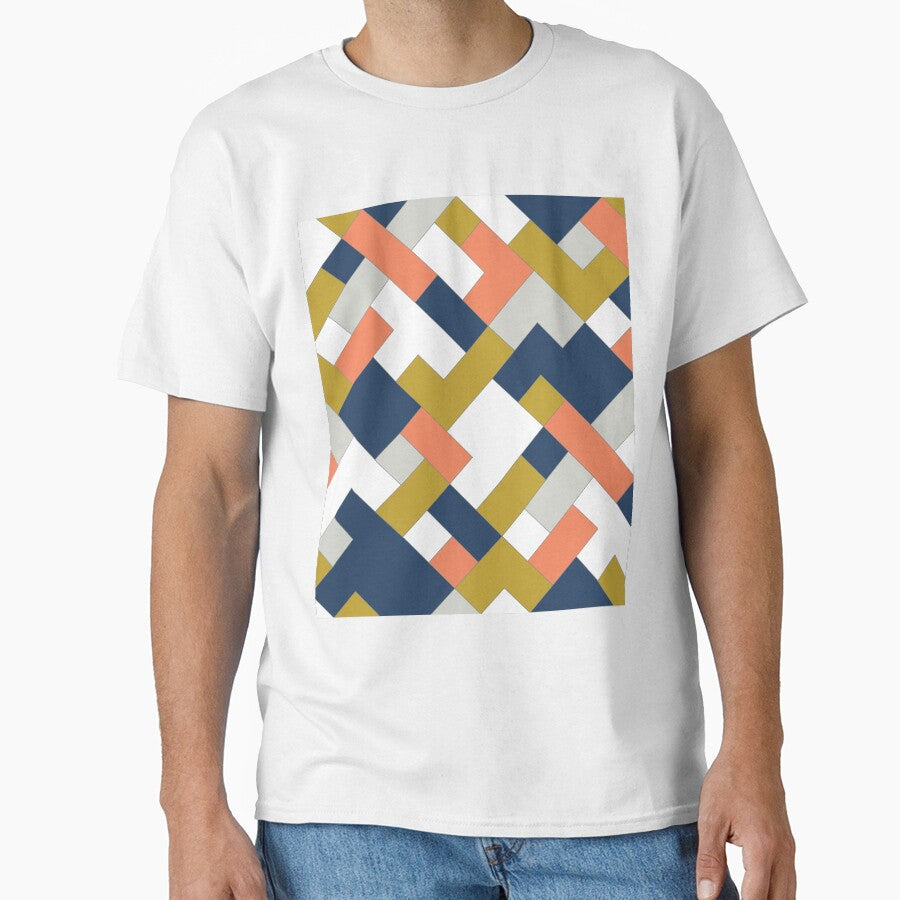 Mid Century Diagonal Pattern by chntl-shop
