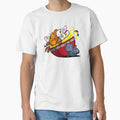 Kawaii Ramen Cat Noodles Japaneese Food by Phaedra Jones Unisex , , , Long Sleeve Tee