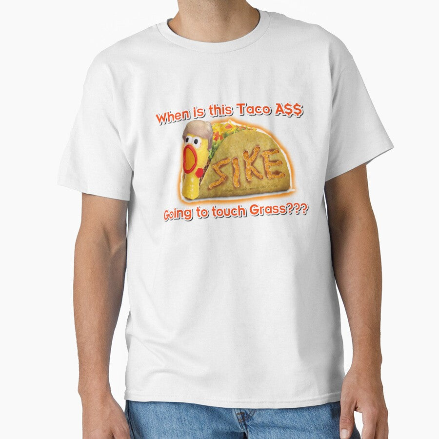 Cheese dusted taco is all trump is by reallypathetic Unisex , , , Long Sleeve Tee