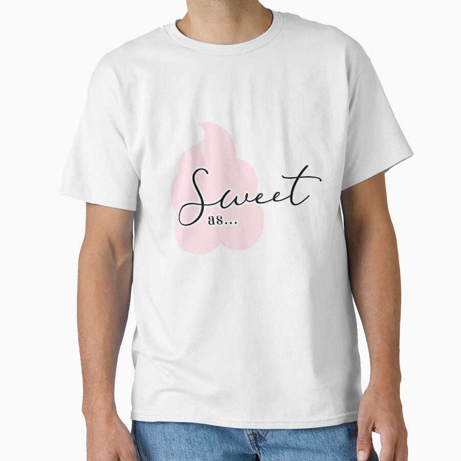 Cotton Candy, sweet as sugar, pink sweet cotton candy by GinyHappyLogo Unisex , , , Long Sleeve Tee