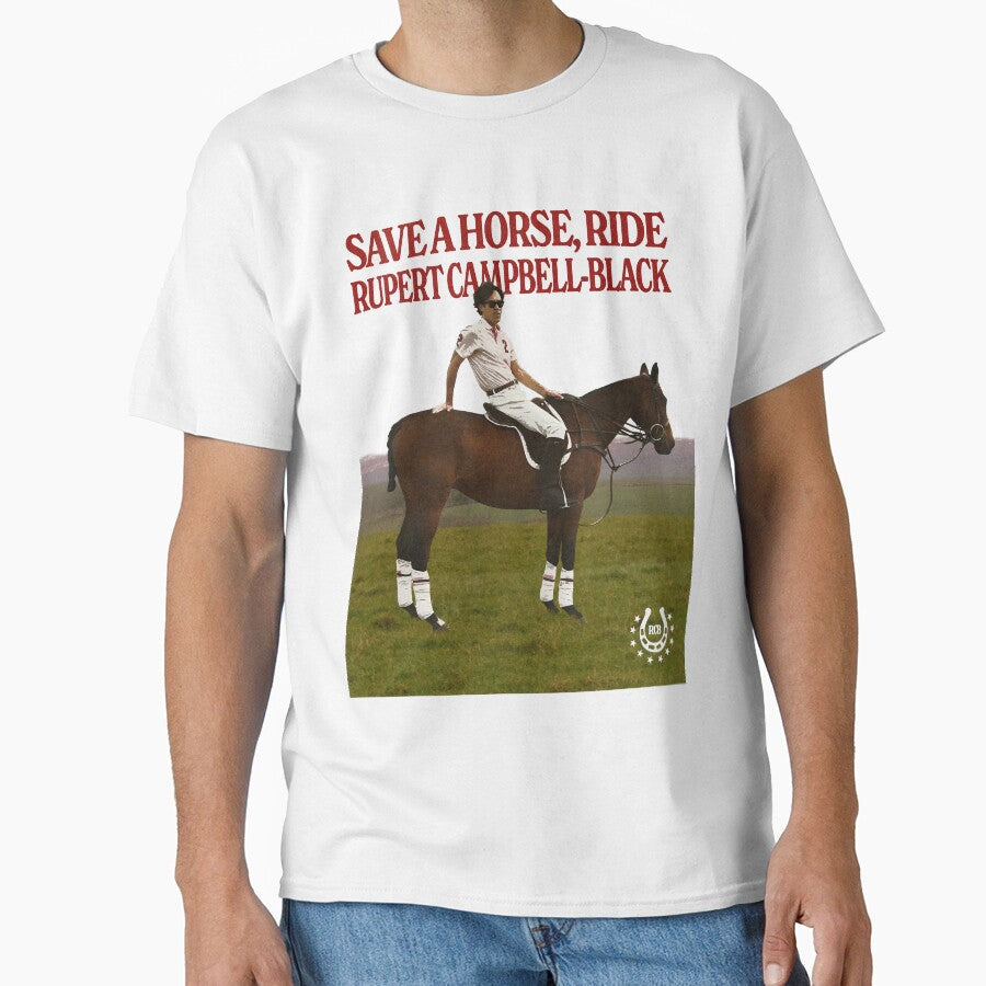 Save a Horse, Ride Rupert Campbell-Black by charmingdearie Unisex , , , Long Sleeve Tee