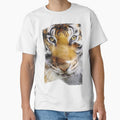 Tiger Head Brush by Fairyjam Unisex , , , Long Sleeve Tee