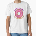 Donut Stress Pink Doughnut Yoga with Sprinkles by MadMando Unisex , , , Long Sleeve Tee