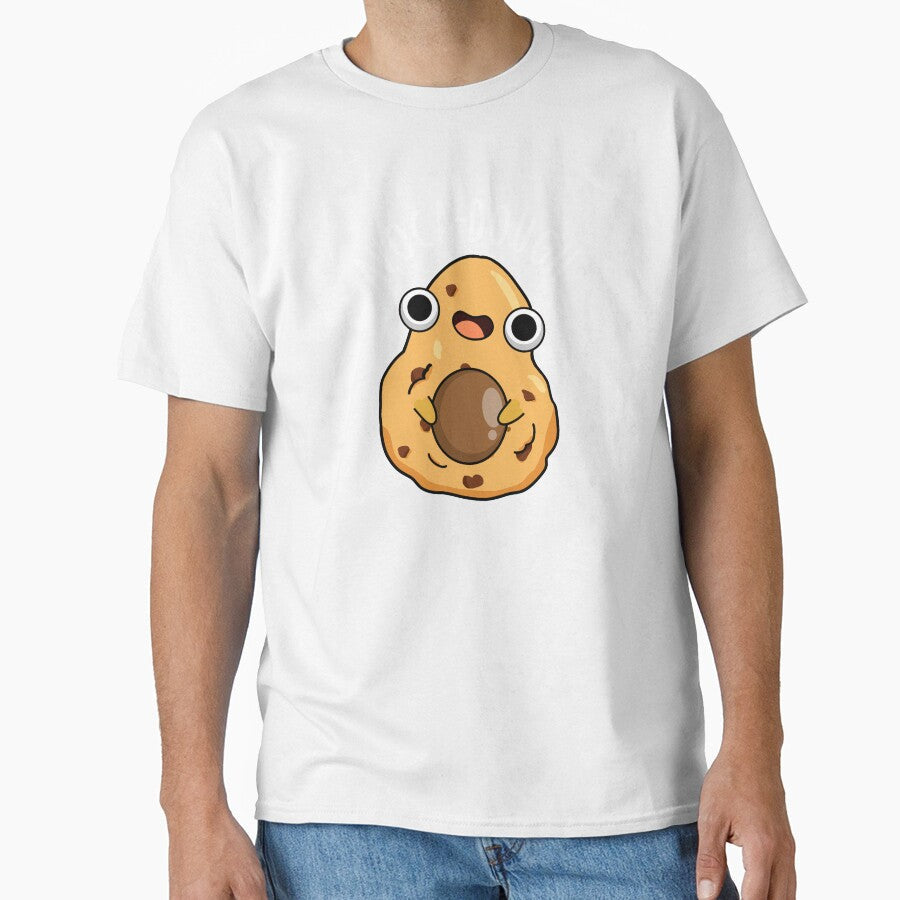Avoca-dough Funny Avocado Puns (Dark BG) by punnybone Unisex , , , Long Sleeve Tee