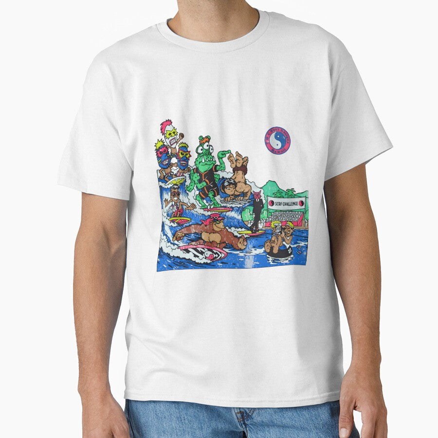 Tamp;C Surf Challenge (80S Retro) Essential by opsewhegvrg47 Unisex , , , Long Sleeve Tee