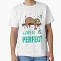 Lazy Day Lazy sloth,lazy days,sleeping all day is amazing. by PixelsNotPens Unisex , , , Long Sleeve Tee