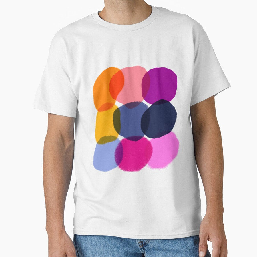 Abstract Overlapping Bright Circles by jennyprintco