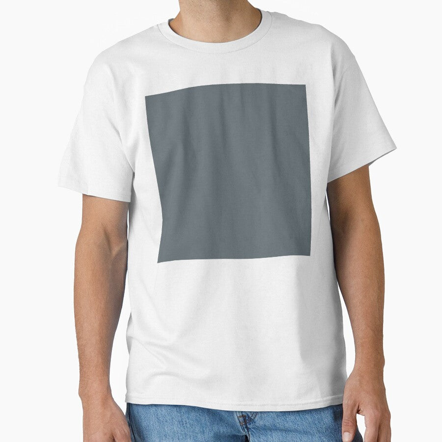 SLATE GREY ...Plain...Solid...Block... by RachelMacht Unisex , , , Long Sleeve Tee