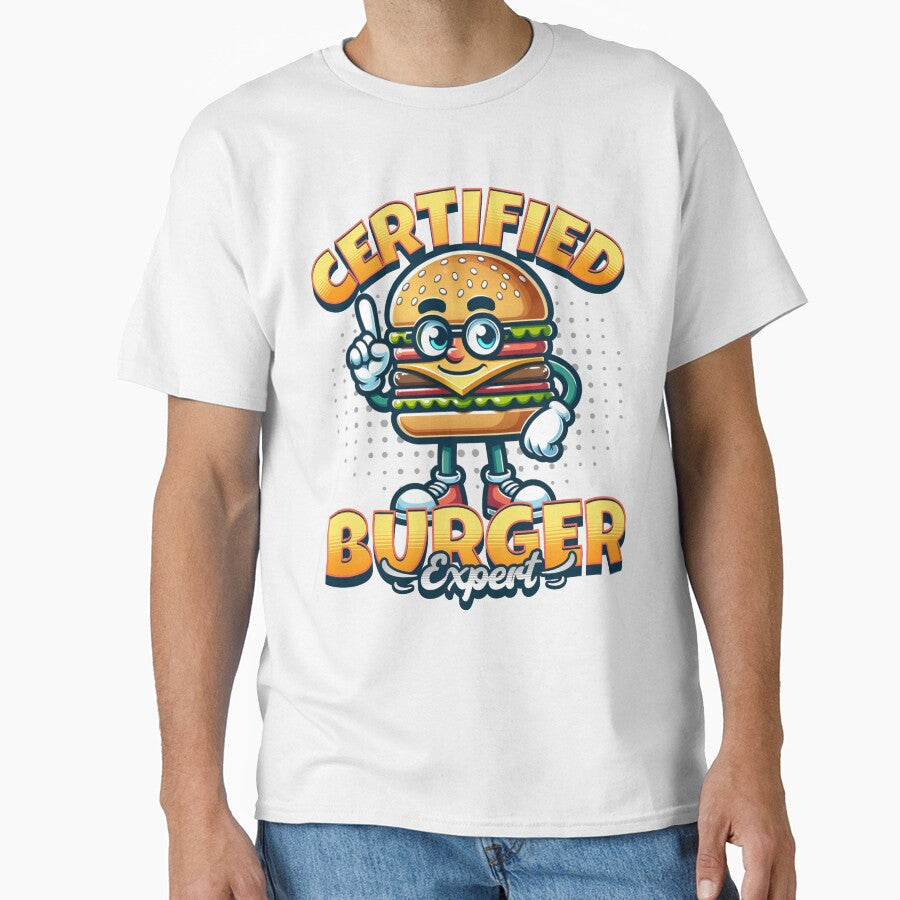 Certified Burger Expert! by Studio Bankai Unisex , , , Long Sleeve Tee