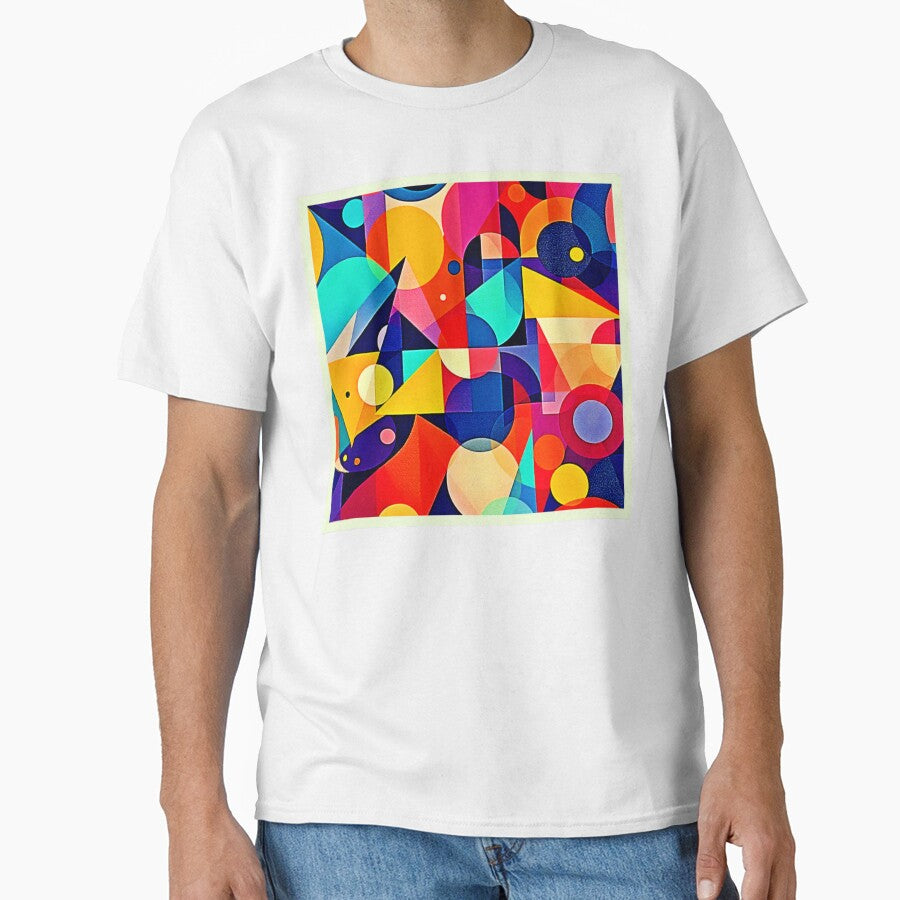 Vibrant Geometric Abstract Art by Health And Fitness Posts e-Store