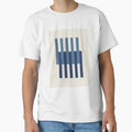 Lines Aligned - Blue Navy by moonlightprint