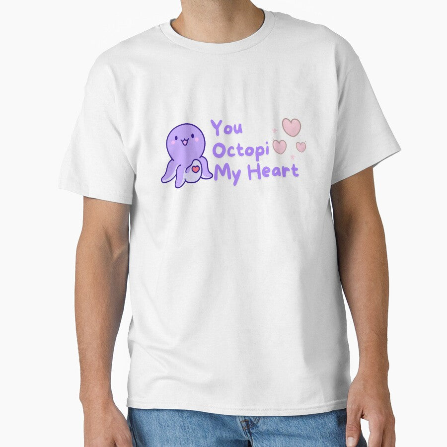 You Octopi my heart - Kawaii design by iapbaap Unisex , , , Long Sleeve Tee